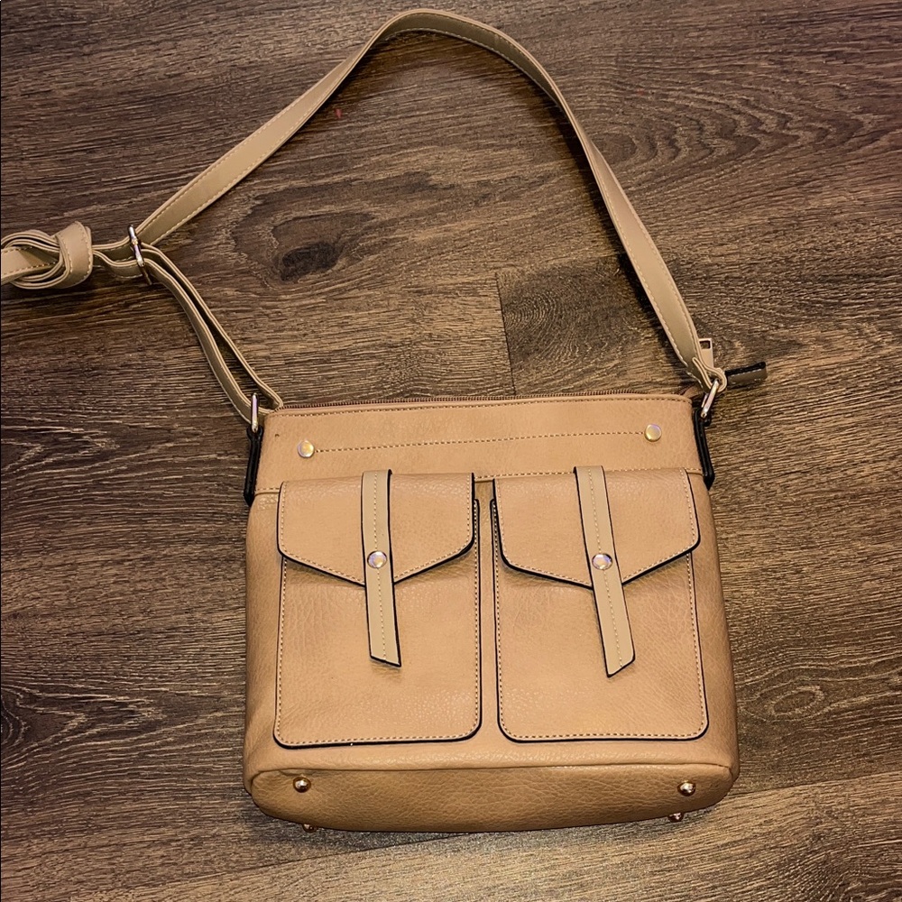 Tan Leather Shoulder Bag